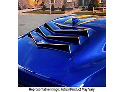Bakkdraft Rear Window Louvers; Radiant Red Metallic (16-23 Camaro Coupe)