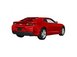 Bakkdraft Rear Window Louvers; Red Hot (16-24 Camaro Coupe)