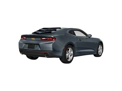 Bakkdraft Rear Window Louvers; Shadow Grey (16-24 Camaro Coupe)