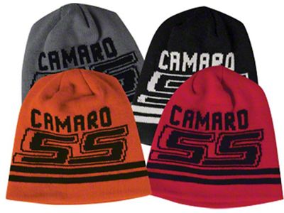 Beanie with Camaro SS Logo; Orange