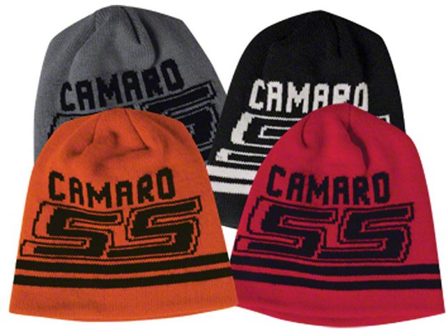 Beanie with Camaro SS Logo; Red