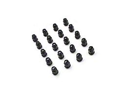 Black Lug Nut Kit; 14mm x 1.50; Set of 20 (10-24 Camaro)