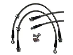 Braided Stainless Steel Brake Line Kit; Front and Rear (93-97 Camaro w/ Rear Disc Brakes & w/o Traction Control)