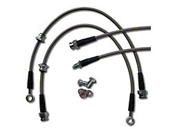 Braided Stainless Steel Brake Line Kit; Front and Rear (98-02 Camaro w/ Rear Disc Brakes & Traction Control)