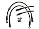 Braided Stainless Steel Brake Line Kit; Front and Rear (10-13 Camaro LS, LT)