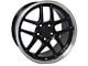 C5 Z06 Style Gloss Black Machined Wheel; 17x9.5 (93-02 Camaro)