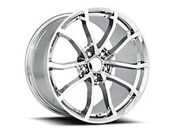 C6 Cup Replica Chrome Wheel; Rear Only; 19x10; 40mm Offset (93-02 Camaro)
