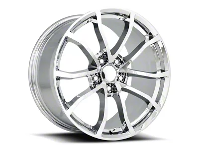 C6 Cup Replica Chrome Wheel; Rear Only; 19x10; 40mm Offset (93-02 Camaro)