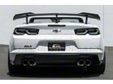 C8 Style Sequential LED Tail Lights; Black Housing; Smoked Lens (19-24 Camaro)