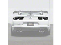C8 Style Sequential LED Tail Lights; Black Housing; Smoked Lens (19-24 Camaro)