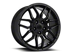 C8 ZO6 Replica Gloss Black Wheel; 18x8.5; 54mm Offset (93-02 Camaro)