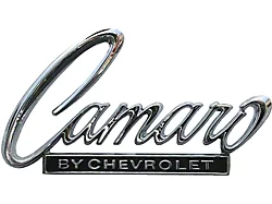 Camaro By Chevrolet Emblem Metal Sign