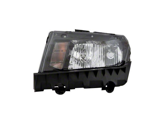 Headlights Depot CAPA Replacement Halogen Headlight; Driver Side (14-15 Camaro)