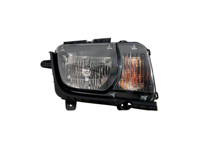 Headlights Depot CAPA Replacement Halogen Headlight; Passenger Side (10-13 Camaro)