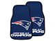 Carpet Front Floor Mats with New England Patriots 2015 Super Bowl XLIX Champions Logo; Navy (Universal; Some Adaptation May Be Required)