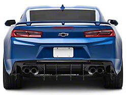 Centa VR2 Rear Diffuser; Carbon Flash Metallic Vinyl (16-24 Camaro)