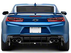 Centa VR2 Rear Diffuser; Textured Black (16-24 Camaro)