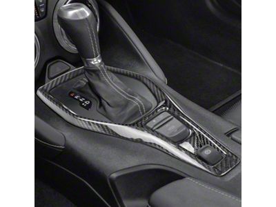 Center Control Panel Cover; Carbon Fiber (16-24 Camaro)