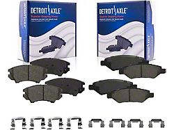 Ceramic Brake Pads; Front and Rear (10-15 Camaro LS, LT)