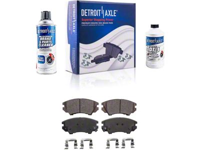 Ceramic Brake Pads; Front Pair (10-15 Camaro LS, LT)