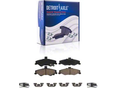 Ceramic Brake Pads; Rear Pair (98-02 Camaro)