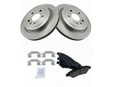 Ceramic Brake Rotor and Pad Kit; Rear (10-15 Camaro LS, LT)