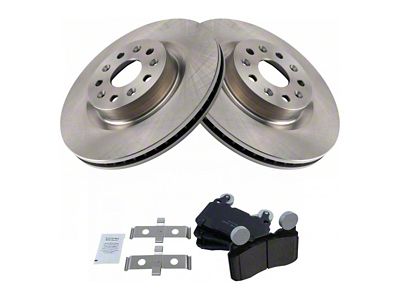 Ceramic Brake Rotor and Pad Kit; Front (16-24 Camaro SS w/ 4-Piston Front Calipers)
