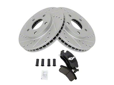 Ceramic Performance Brake Rotor and Pad Kit; Front (94-97 Camaro)