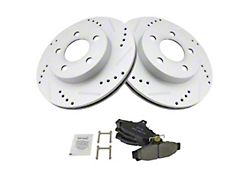 Ceramic Performance Brake Rotor and Pad Kit; Rear (93-97 Camaro w/ Rear Disc Brakes)