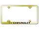 Chevrolet Laser Etched Wide Body License Plate Frame (Universal; Some Adaptation May Be Required)