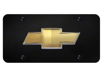 Chevrolet OEM Bowtie License Plate (Universal; Some Adaptation May Be Required)