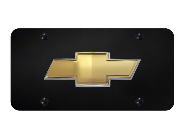 Chevrolet OEM Bowtie License Plate (Universal; Some Adaptation May Be Required)