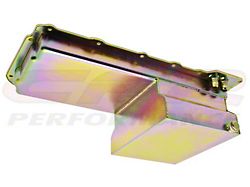 Chevy LS Oil Pan with -10AN Fittings; 7-Quart Capacity; Zinc (Universal; Some Adaptation May Be Required)