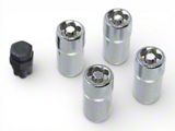 Chrome Duplex Acorn Wheel Lug Nut Locks; M14x1.50; Set of 4 (10-24 Camaro)