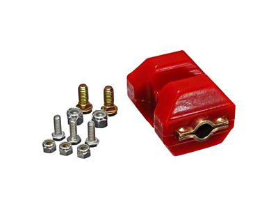 Clamshell Motor Mount Insert; Driver Side; Red (93-97 Camaro)