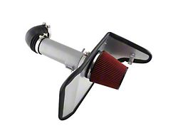 Cold Air Intake with Red Filter; Gray (10-12 V6)