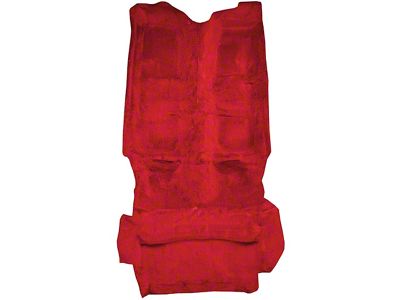 Complete Cutpile Molded Carpet; Flame Red (93-02 Camaro Convertible)