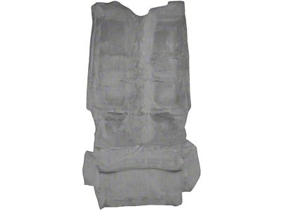Complete Cutpile Molded Carpet with Mass Backing; Pewter (93-02 Camaro Convertible)