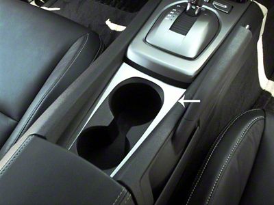 Cup Holder Trim Plate; Brushed (10-15 Camaro)