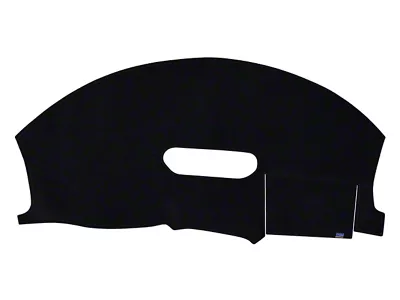 Custom Fit Dash Cover; Brushed Suede Charcoal (97-02 Camaro)