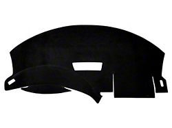 Custom Fit Dash Cover; Brushed Suede Mocha (93-96 Camaro w/ Passenger Side Air Bag)