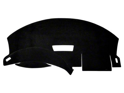 Custom Fit Dash Cover; Carpet Charcoal (93-96 Camaro w/ Passenger Side Air Bag)