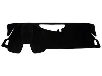 Custom Fit Dash Cover; Carpet Charcoal (16-24 Camaro w/o Heads Up Display)