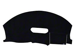 Custom Fit Dash Cover; Dashtex Black (97-02 Camaro)