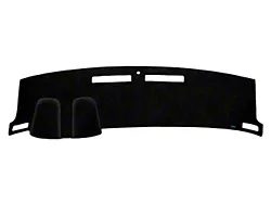 Custom Fit Dash Cover; Sedona Suede Black (10-15 Camaro w/o Heads Up Display)
