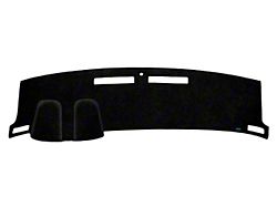 Custom Fit Dash Cover; Velour Black (10-15 Camaro w/o Heads Up Display)