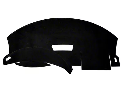 Custom Fit Dash Cover; Velour Charcoal (93-96 Camaro w/ Passenger Side Air Bag)