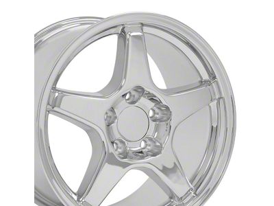 CV01 Chrome Wheel; 17x9.5; 56mm Offset (93-02 Camaro)