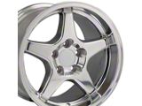 CV01 Polished Wheel; Rear Only; 17x11; 50mm Offset (93-02 Camaro)