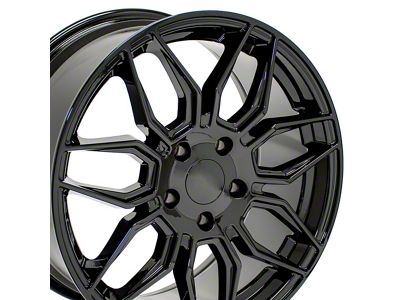 CV03C Gloss Black Wheel; 18x8.5 (93-02 Camaro)